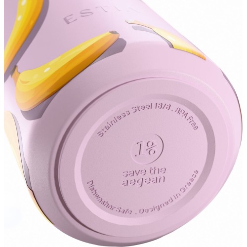 Estia Thermos Flow Save the Aegean 500ml Banana Mood 01-42172 5207158042172