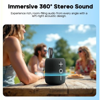Tribit Stormbox Mini+ BTS33 Bluetooth IPX7 12W Black E33-2592N-04 | Toys-shop.gr