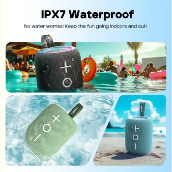 Tribit Stormbox Mini+ BTS33 Bluetooth IPX7 12W Black E33-2592N-04 | Toys-shop.gr