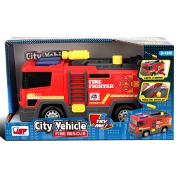 Toys-shop Choice Friction Fire Truck With Light And Sound JA132714 6990526327146