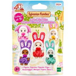 Epoch Sylvanian Families Cutie Collectable – Colourful Baby Bunny Costume Series Blind Bag  5924 | Toys-shop.gr