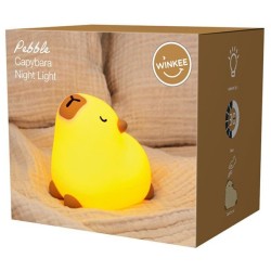 Winkee Capybara Pebble Silicone Night Light 18697 | Toys-shop.gr