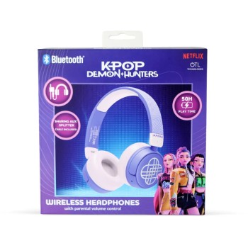 otl technologies kpop demon hunters OTL K-Pop Demon Hunters Headphones Bluetooth Pink  | Toys-shop.gr