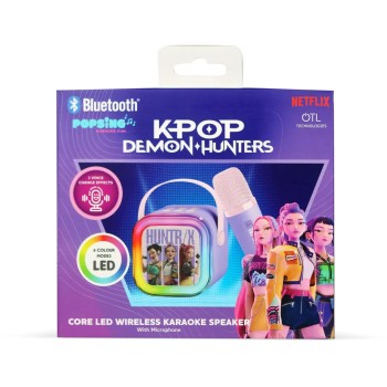 otl technologies kpop demon hunters OTL K-Pop Demon Hunters Karaoke Speaker With Microphone Wireless Purple  | Toys-shop.gr