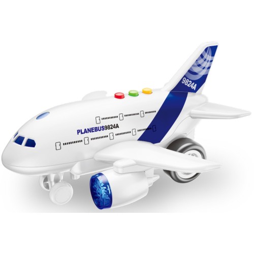 Toys-shop Choice Friction Aeroplane With Light And Sound JA131001 6990526310018
