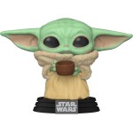 Funko Pop! Star Wars: Mandalorian - The Child With Cup N.378 Bobble-Head Vinyl Figure 49933 | Toys-shop.gr