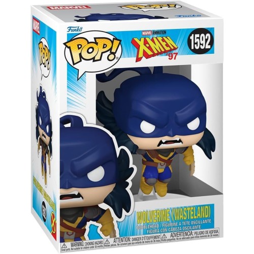 Marvel Avengers Funko Pop! Marvel: X-Men '97 - Wolverine (Wasteland) N.1592 Bobble-Head Vinyl Figure 90790 889698907903