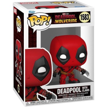 Marvel Avengers Funko Pop! Marvel: Deadpool & Wolverine - Deadpool With Claws N.1583 Bobble-Head Vinyl Figure 90456 889698904568