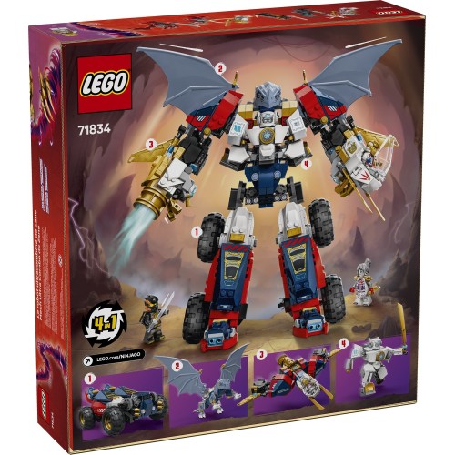 LEGO Ninjago zanes ultra combiner mech 71834 5702017815695