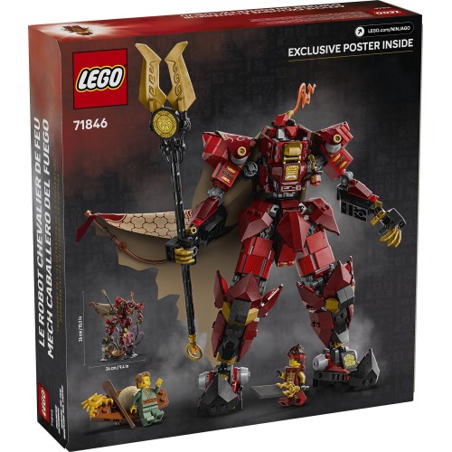LEGO Ninjago the fire knight mech 71846 5702017815794