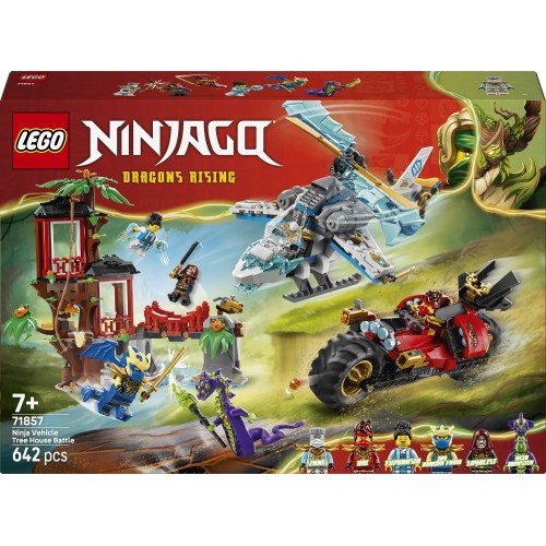 LEGO NINJAGO® Μάχη στο Δεντρόσπιτο με Νίντζα Οχήματα  71857 5702018055670