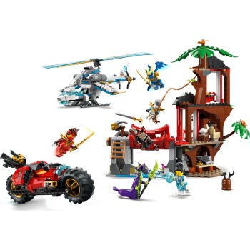 LEGO NINJAGO® Μάχη στο Δεντρόσπιτο με Νίντζα Οχήματα  71857 5702018055670