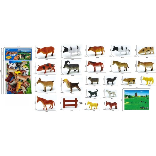 Toys-shop Choice Farm Animals Set YT013694 6990526136946