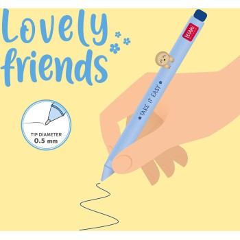 Legami Gel Pen With take it Easy Sloth Animal Decoration - Lovely Friends sloth CPP0020 8052694036621