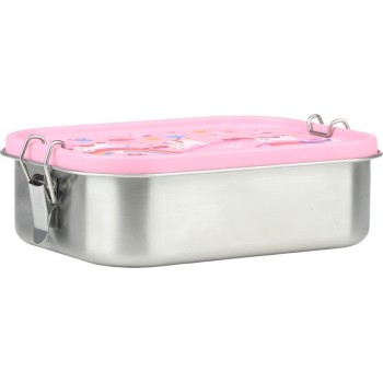 Estia Stainless Steel Food Container With Divider 1200ml Rainbow Dreams 01-43551 | Toys-shop.gr