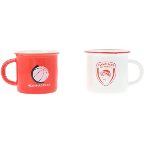 Χάρτινη Πόλη Σετ Κούπες Εσπρέσο - Ολυμπιακός 1 BZ.XP.RP.00729 | Toys-shop.gr