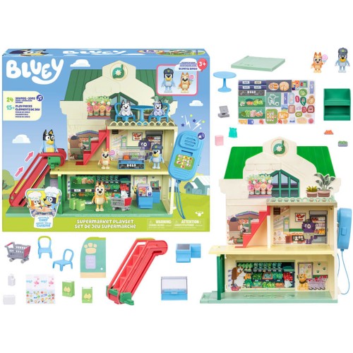 Giochi Preziosi Bluey σετ παιχνιδιού σούπερ μάρκετ BLYB2000 | Toys-shop.gr