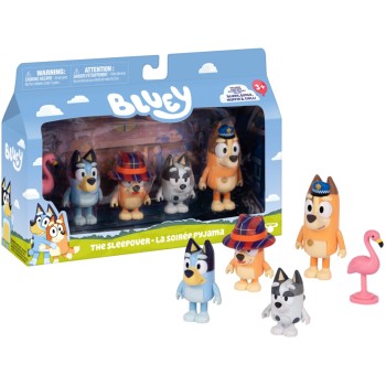 Giochi Preziosi Bluey Set with 4 Figures Sleepover BLYB8000 | Toys-shop.gr