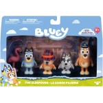 Giochi Preziosi Bluey Set with 4 Figures Sleepover BLYB8000 | Toys-shop.gr