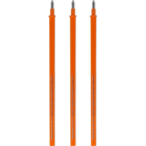 Legami Set of 3 Refills for Erasable Pens - Orange Ink - Erasable Pen orange REFEP0011 | Toys-shop.gr