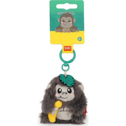 λούτρινο Μπρελόκ Legami Super Soft Plush Key Ring - Gorilla γοριλας SPK0019 | Toys-shop.gr