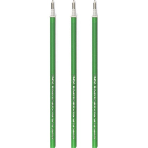 Legami Set of 3 Refills for Erasable Pens - Green Ink - Erasable Pen green REFEP0007 | Toys-shop.gr