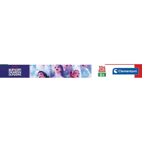 Clementoni kpop demon hunters Super Color pop Demon Hunters Jigsaw 104 pcs 1210-27257 | Toys-shop.gr