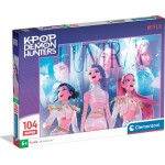 Clementoni kpop demon hunters Super Color pop Demon Hunters Jigsaw 104 pcs 1210-27257 | Toys-shop.gr