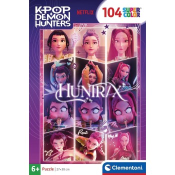 Clementoni kpop demon hunters Children's Puzzle Super Color K-pop Demon Hunter 104 pcs 1210-21763 | Toys-shop.gr