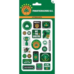 Χάρτινη Πόλη Puffy Stickers - Panathinaikos Basketball 4 HP.ST.P.0131 | Toys-shop.gr