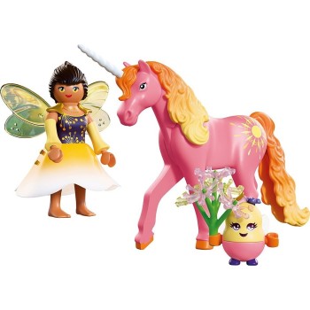Playmobil Fantasy & Magic Unicorn Morning Dew With Fairy 72218 | Toys-shop.gr