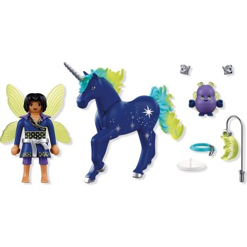 Playmobil Fantasy & Magic Unicorn Moonlight With Fairy 72217 | Toys-shop.gr