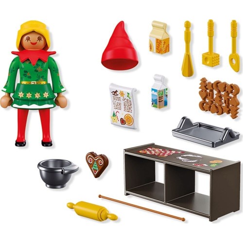 Playmobil Christmas Elf With Cookies 72152 | Toys-shop.gr