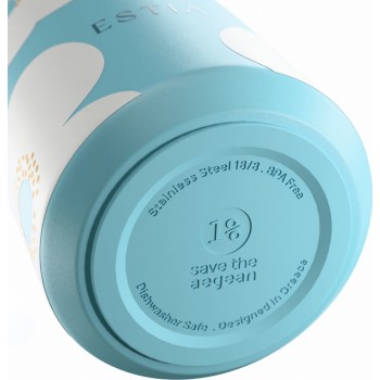 Estia Θερμος Lens Save the Aegean 360ml Blue Daisy 01-43087 | Toys-shop.gr