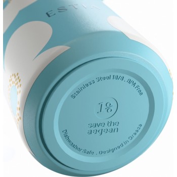 Estia Thermos Pulse Save the Aegean 500ml Blue Daisy 01-42646 | Toys-shop.gr