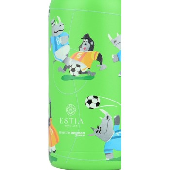 Estia Children's Thermos Wonder Bottle Save THE Aegean 350ml Jungle Kick 01-33095 | Toys-shop.gr