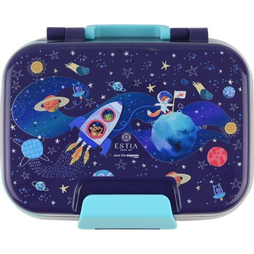 Estia Children's Food Container Save the Aegean 1330ml 2 Level Solar Jump 01-33521 | Toys-shop.gr
