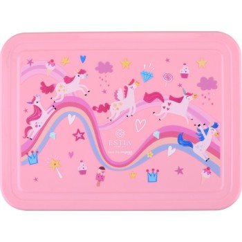 Estia παιδικό φαγητοδοχείο Save the Aegean 1330ml ΜΕ 5 θήκες Rainbow Dreams 01-34344 | Toys-shop.gr
