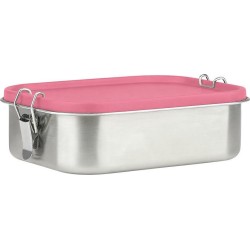 Estia Stainless Steel Food Container With Divider 1200ml Rose 01-41403 | Toys-shop.gr