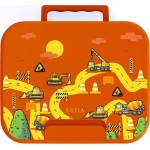 Estia Children's Lunch Box Save the Aegean 950ml With 3 Stainless Detachable Cases the Big Build 01-44329 | Toys-shop.gr