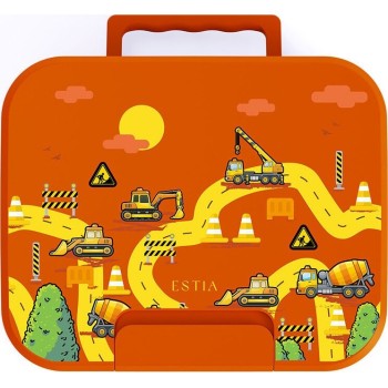 Estia Παιδικά Φαγητοδοχείο Save the Aegean 950ml ΜΕ 3 Ανοξειδωτες Αποσπωμενες Θηκες the Big Build 01-44329 | Toys-shop.gr