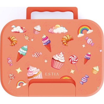 Estia Save the Aegean Kids Lunch Box 750ml With Double Detachable Case Candy Sky 01-43995 | Toys-shop.gr