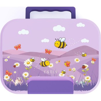 Estia Children's Lunch Box Save the Aegean 750ml With Double Detachable Garden Friends Pouch 01-43971 | Toys-shop.gr