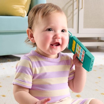 Mattel Fisher-Price Laugh & Learn Flip Phone Baby Toy, JNJ57 | Toys-shop.gr
