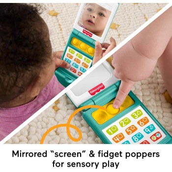 Mattel Fisher-Price Laugh & Learn Flip Phone Baby Toy, JNJ57 | Toys-shop.gr