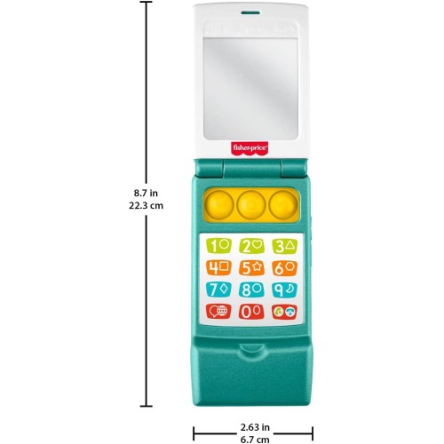 Mattel Fisher-Price Εκπαιδευτικό Κινητό Τηλεφωνάκι Με Πορτάκι JNJ57 | Toys-shop.gr