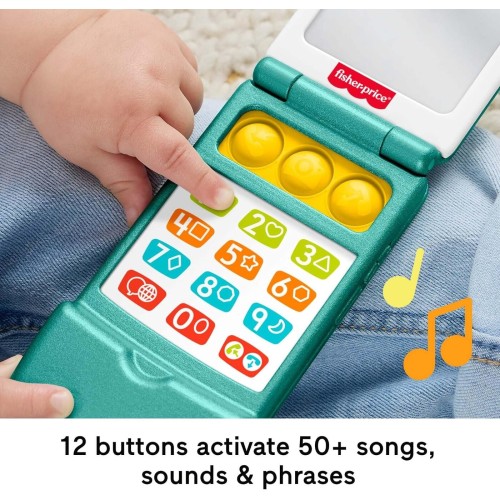 Mattel Fisher-Price Εκπαιδευτικό Κινητό Τηλεφωνάκι Με Πορτάκι JNJ57 | Toys-shop.gr