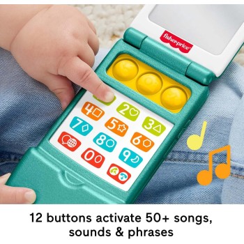 Mattel Fisher-Price Laugh & Learn Flip Phone Baby Toy, JNJ57 | Toys-shop.gr