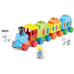 Toys-shop Choice Σετ Τουβλάκια Τρενάκι Με Αριθμούς JK193975 6990526939752