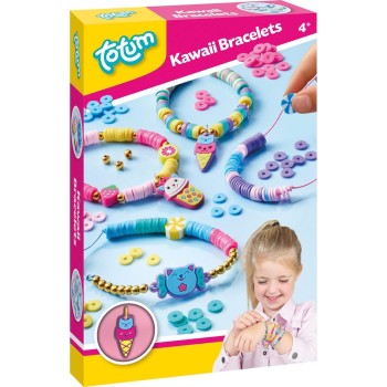 Totum Creativity - Kawaii Χρωματιστά Βραχιολάκια TT029835 | Toys-shop.gr